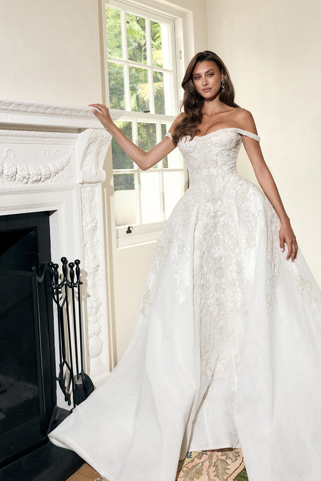 Seraphine wedding gown from the Maison Belles Jacqueline 2027 collection by Pallas Couture